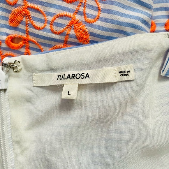 Revolve Tularosa Blue and Orange Mini Dress - Picture 9 of 11